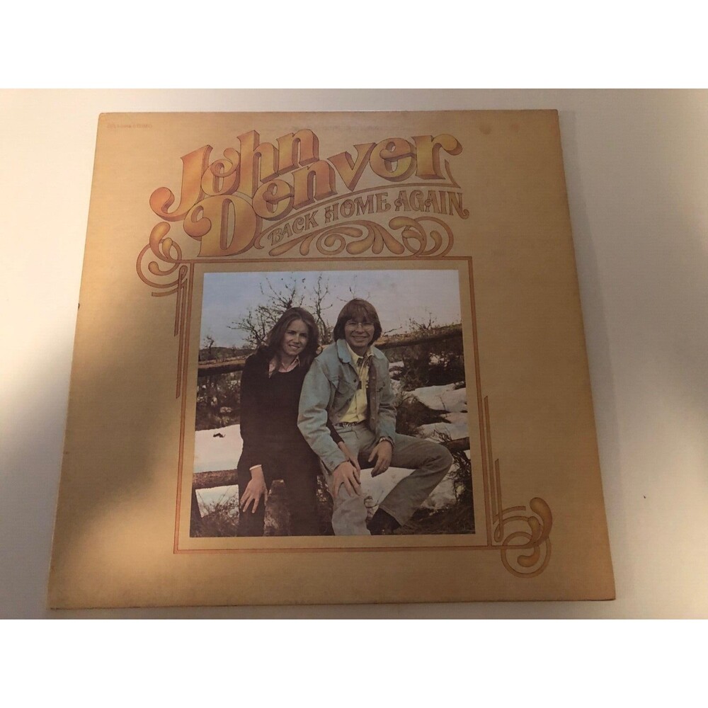 Vinyl Record LP John Denver Back Home Again VG